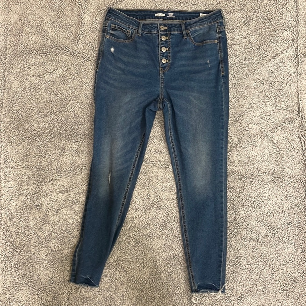 Old Navy Women Rockstar Super Skinny High Rise Jeans 12